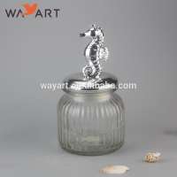 Hot Sale Glass Jar With Lid With Nice Design