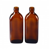 Wholesale 300ml brown empty glass bottle for wine and medicine